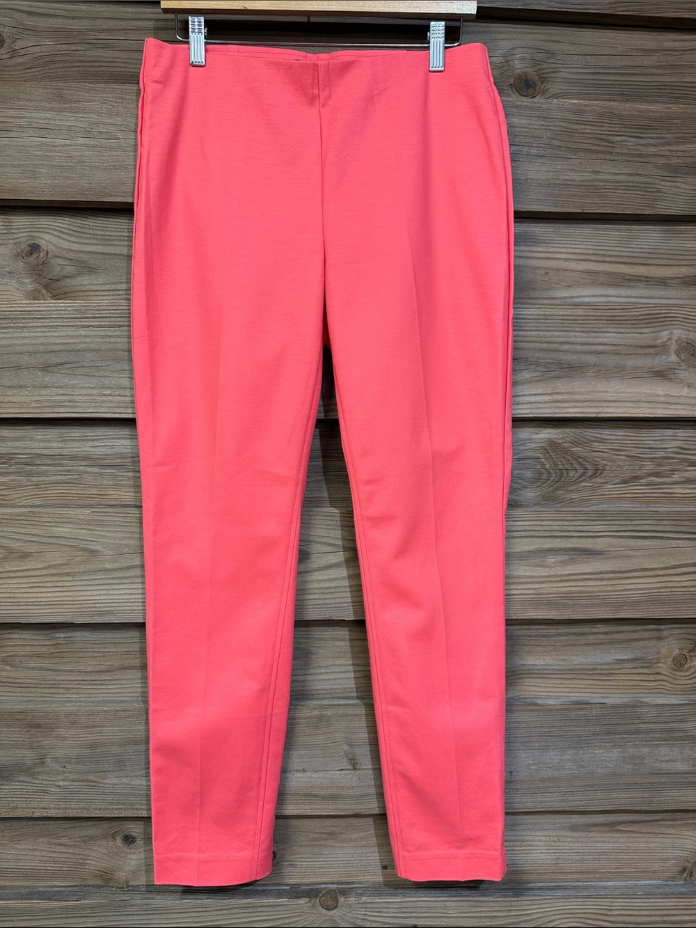 Crosby. Coral Slim Cropped Pants